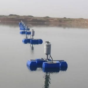 宁夏小南湖漂浮式蒸发器成功运行